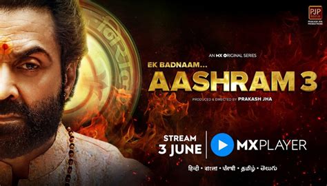 Aashram Season 3 (MX Player) Web Series Story, Cast, Real